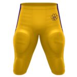 AMERICAN FOOTBALL Custom Yellow ELASTIC PANT