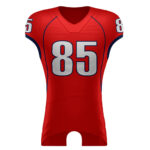 American football Red Custom Deluxe Jersey