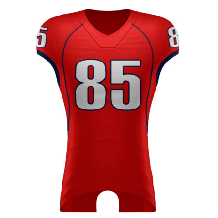American football Red Custom Deluxe Jersey
