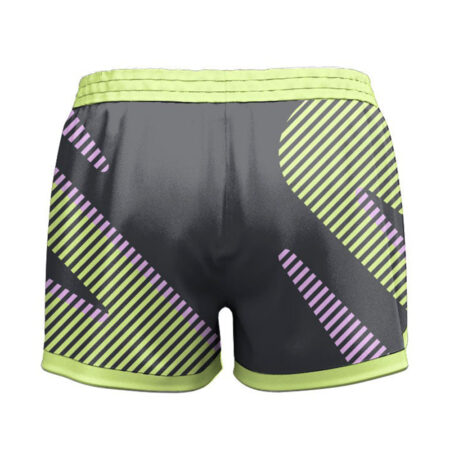 Custom Netball SlimFit Ladies Girls High Thigh Curve Shorts NS003 andr sports