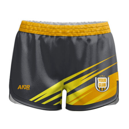 Custom Netball SlimFit Ladies Girls High Thigh Curve Shorts NS009