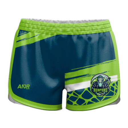 Custom Netball Slim Fit Ladies Girls High Thigh Curve Shorts NS009